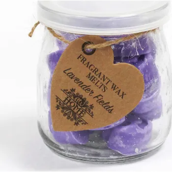 Vonné Vosky - LEVANDULOVÉ POLE 16 ks/sklenice (80g) (Sojové Vonné Vosky - Levandulové pole 16 ks)