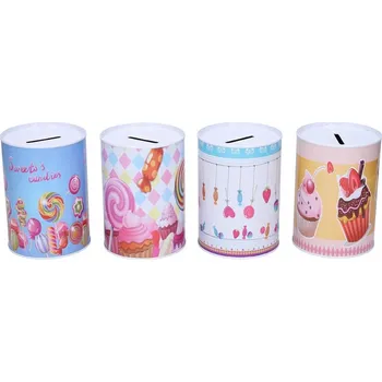 Pokladnička MFP paper Pokladnička plechová 8,5x12 cm - sladkosti Barvy: fialová