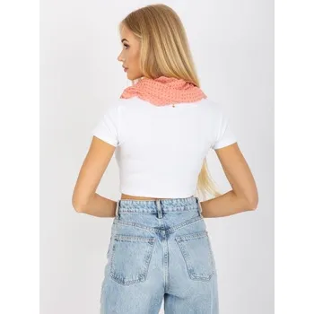 Šála Dámská šála v puntíkovaném provedení DELIA korálová