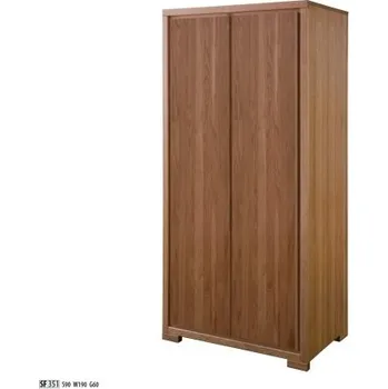 Šatní skříň ImportWorld Šatní skříň Dungo masiv dub v195 x š95 x h60 cm (Barva dřeva: Dub přírodní)