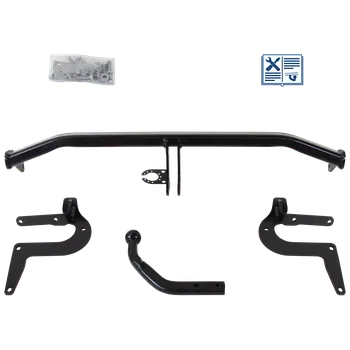 Tažné zařízení Brink tažné zařízení pevné včetně TowTec elektropřípojky 7pólové typová - PEUGEOT 308 SW II