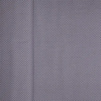 Tegatex Bavlněná látka metráž – šedobílé puntíky