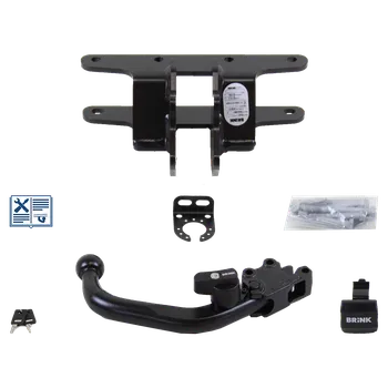 Tažné zařízení Brink tažné zařízení Odnímatelné včetně TowTec elektropřípojky 7pólové univerzální - JEEP WRANGLER IV