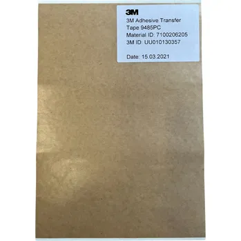 Výstražná páska 3M 9485PC A4 arch (21x30cm) oboustranně lepící páska 3M, tloušťka 0,11 mm