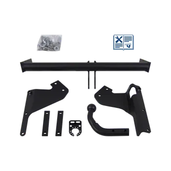 Tažné zařízení Brink tažné zařízení pevné včetně TowTec elektropřípojky 7pólové univerzální - TOYOTA YARIS