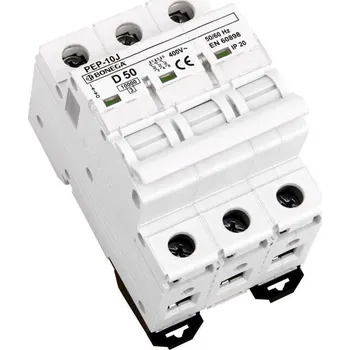 Jistič 03-3050D-PEP-10J Jistič PEP-10J (10 kA) 3P D 50A, Bonega