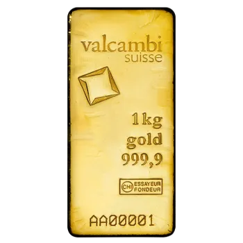 Valcambi - Zlatý slitek 1000 g