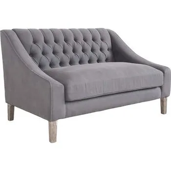 Pohovka Kožená sofa Bradford DT20 Barva nohou: Vieux Brossé, Kůže: Black