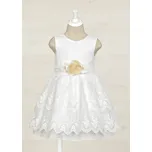 Dívčí luxusní sváteční šaty abel and lula 5022 bílé Rozměr: 128 (8 let)