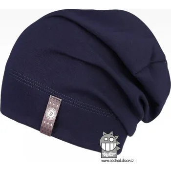 Čepice Bavlněná čepice Dráče - Alan 09, tmavě modrá Barva: Modrá tmavě, Velikost: 50-52