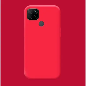 Pouzdro na mobilní telefon Barevný Silikonový Obal Na Xiaomi Redmi 9C Nfc Barva: Červená