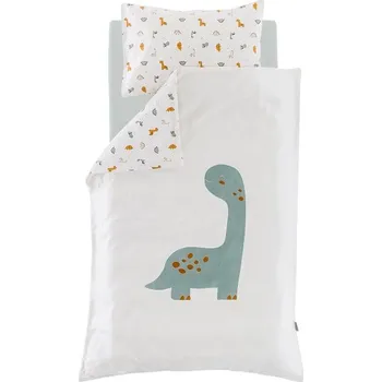 Povlečení TRÄUMELAND 2 dílné povlečení 100x135cm/40x60cm Dinolino