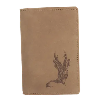 Peněženka Kožená dokladovka TETRAO srnec hlava malá