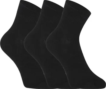 Pánské ponožky Styx Kotníkové bambusové ponožky 3 páry černé 39-42