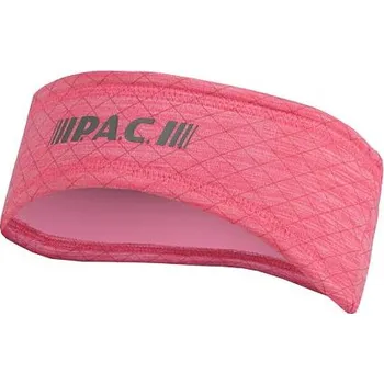 Pokrývka hlavy čelenka PAC CRAION 360° ALLOVER REFLECTIVE HEADBAND Pink velikost S/M