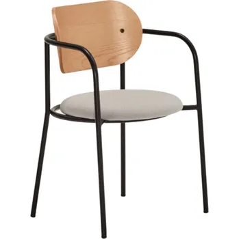 Jídelní židle Hnědá dubová jídelní židle Teulat Eclipse