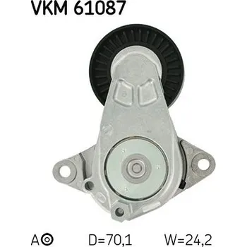 Napínák, žebrovaný klínový řemen SKF VKM 61087