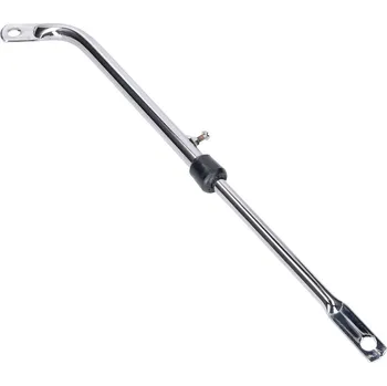 Výfuk pro motocykl 101 Octane Držák / vzpěra výfuku nastavitelná chromová moped IP44305
