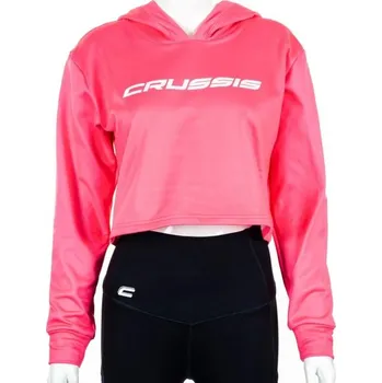 Pánská mikina Dámska mikina krátká Crussis neon pink M