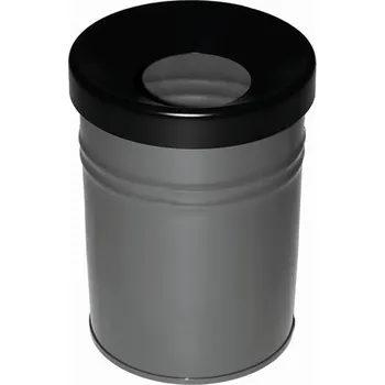 Odpadkový koš Nehořlavý odpadkový koš TKG Fire EX 370035, 16 L, grafitový 370035