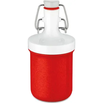 Láhev Koziol, Láhev na vodu Plopp To Go Mini Organic 200 ml červená - Formadore