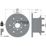 Brzdový kotouč TEXTAR 93019400