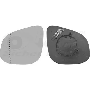 Autosklo Sklo do zrcátka, vnější zrcátko VAN WEZEL 4412837