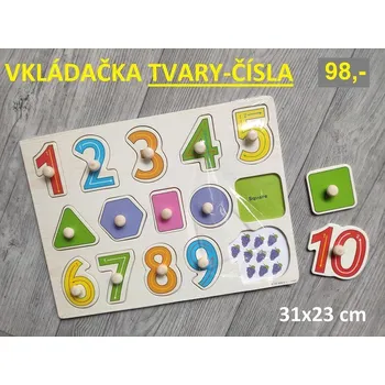 VKLÁDAČKA TVARY-ČÍSLA