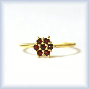 Prsten bílé zlato 51