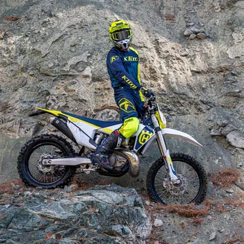 Moto bunda Kalhoty na motorku KLIM XC Lite (2023) VIVID BLUE Velikosti kalhot: 32