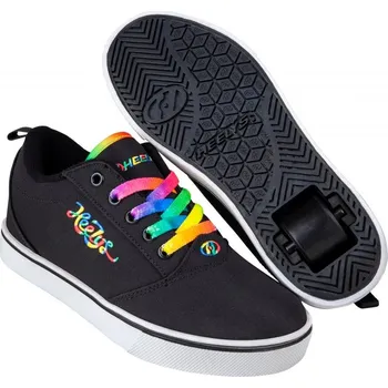 Kolečkové brusle Heelys - Pro 20 - Black/Rainbow Cursive - koloboty Velikost boty: 36,5