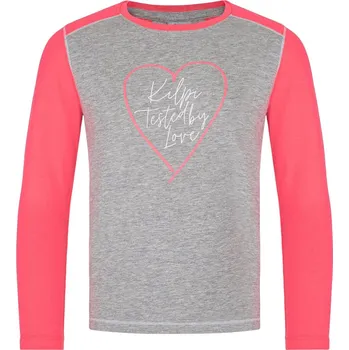 Dívčí tričko Kilpi Sonier-JG světle šedá 158