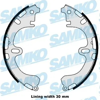Brzdová čelist Sada brzdových čelistí SAMKO 88800