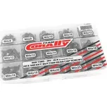 Inbus šrouby s půlkulatou hlavou - sada/box - M4 - ocelové černé, 265 ks.