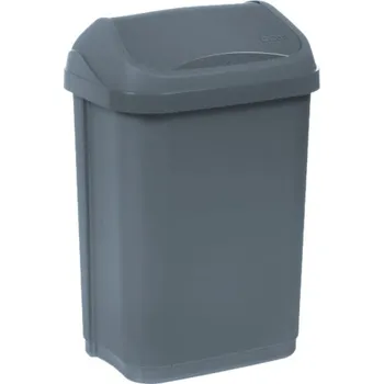 Odpadkový koš KEEEPER Odpadkový koš s houpacím víkem - SWANTJE, eco line Objem: 10 l, Barva: šedá