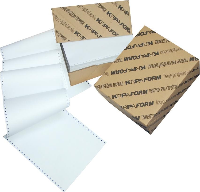 Tabelační papír 1+0 240x12'' 2000 listů