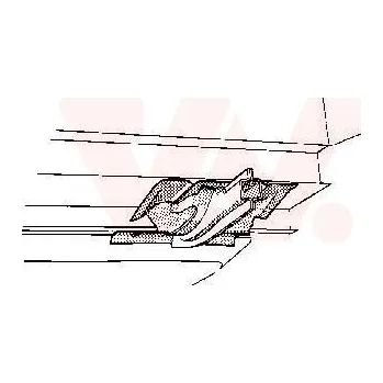 Příslušenství karosérie Uchycení, zvedák vozidla VAN WEZEL 5801.23