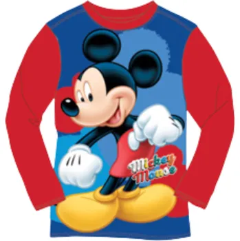 Chlapecké tričko Chlapecké tričko dl. rukáv Mickey červené 116