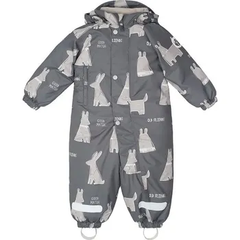 Kojenecká kombinéza LEOKID zimní kombinéza Old Friends Gray vel. 4-5l (vel. 104)