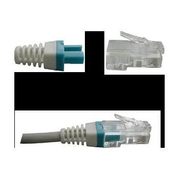 Konektor DATACOM Manžetka pro konektor RJ 45 modrá/bílá 100 ks