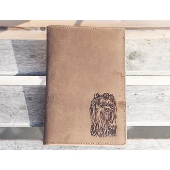 Obal na doklad Pouzdro Na Psí Pas - "Yorkšírský Teriér" - 105 - Dárek pro milovníka psů