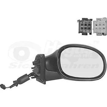 Auto zrcátko Vnější zpětné zrcátko VAN WEZEL 0925816
