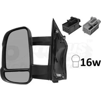 Auto zrcátko Vnější zpětné zrcátko VAN WEZEL 1651813