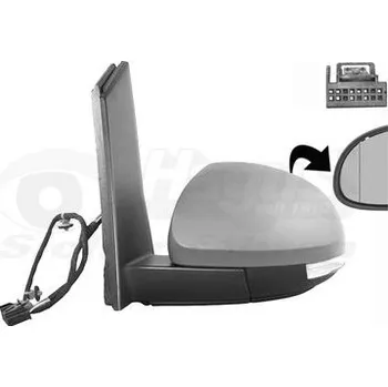 Auto zrcátko Vnější zpětné zrcátko VAN WEZEL 5776807