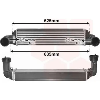 Chladič motoru Chladič turba VAN WEZEL 06004280