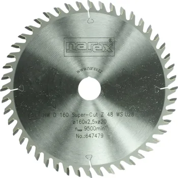 Pilový kotouč NAREX 160×2.2×20 48WZ - Super Cut