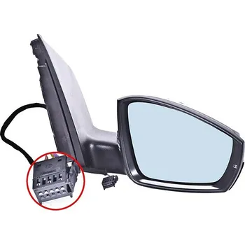 Auto zrcátko ACI zrcátko pro VW POLO 09- 11/09- s blikačem pro lak (obdélníkový konektor) P
