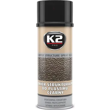 Autokosmetika K2 Bumper Black - lak na nárazníky, 400ml