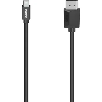 Video kabel Hama kabel Mini DisplayPort na DisplayPort 1.2, 1,5 m, UHD/4K
