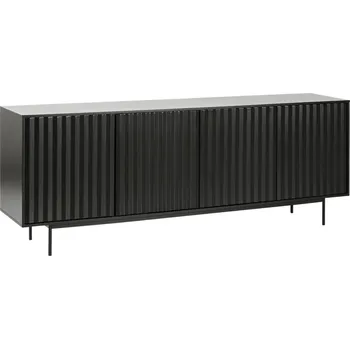Komoda Černá lakovaná komoda Teulat Sierra 211 x 47 cm